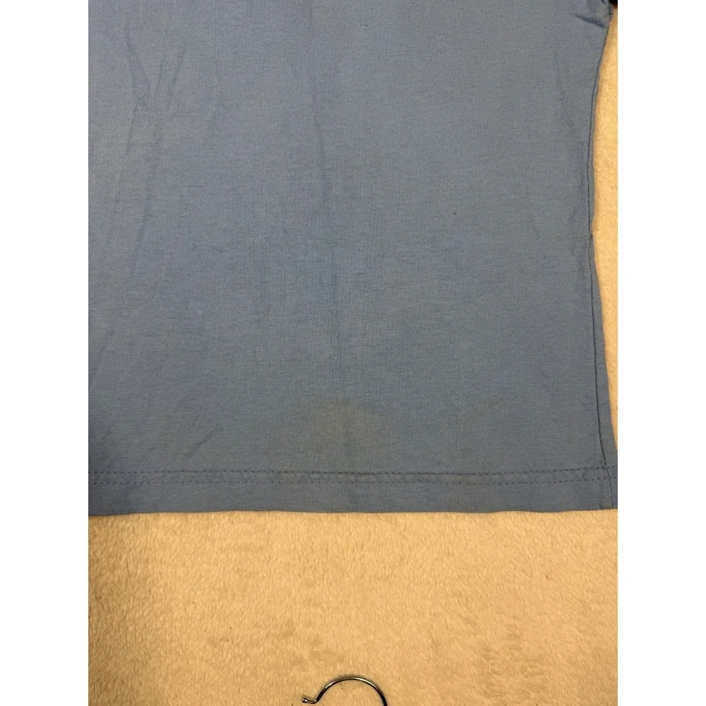 Jordan T-Shirt Kids Size 7 Blue vintage Graphic Jumpman Basketball Tee 90's y2k‎
